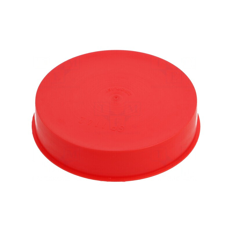 Obturator Corp Roşu Diametru 115,6mm H: 23mm LDPE SafeCAP | Electronic-mag.ro | Componente Electronice Obturator Corp Roşu Diametru 115,6mm H: 23mm LDPE SafeCAP | Electronic-mag.ro | Componente Electronice