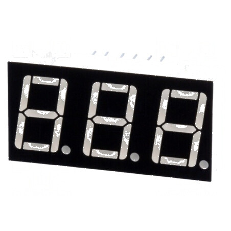 Afișaj LED 7 segmente 14,22mm 0,56 roșu anodizat | Electronic-mag.ro | Componente Electronice