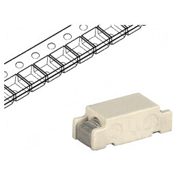 Siguranţă întârziere 1A 250VAC 125VDC SMD cupru | Electronic-mag.ro | Componente Electronice