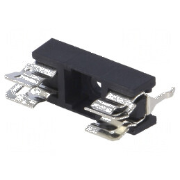 Clemă siguranţe cilindrice THT 5x20mm 6,3A 250V | Electronic-mag.ro | Componente Electronice