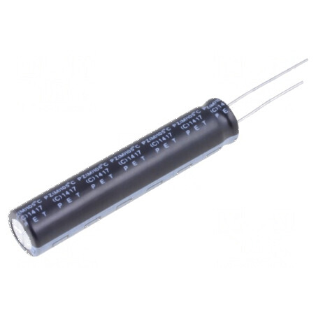 Condensator electrolitic THT 120uF 200VDC Ø10x50mm | Electronic-mag.ro | Componente Electronice