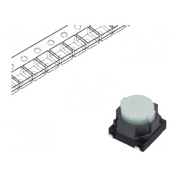 Microîntrerupător TACT SPST 0,02A/15VDC SMT fără 3,5mm | Electronic-mag.ro | Componente Electronice