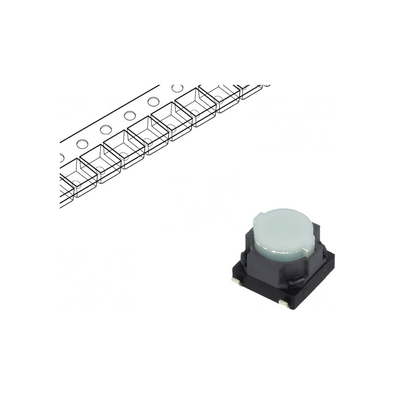 Microîntrerupător TACT SPST 0,02A/15VDC SMT fără 3,5mm | Electronic-mag.ro | Componente Electronice