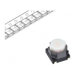Microîntrerupător TACT SPST 0,02A/15VDC SMT fără 3,5mm | Electronic-mag.ro | Componente Electronice