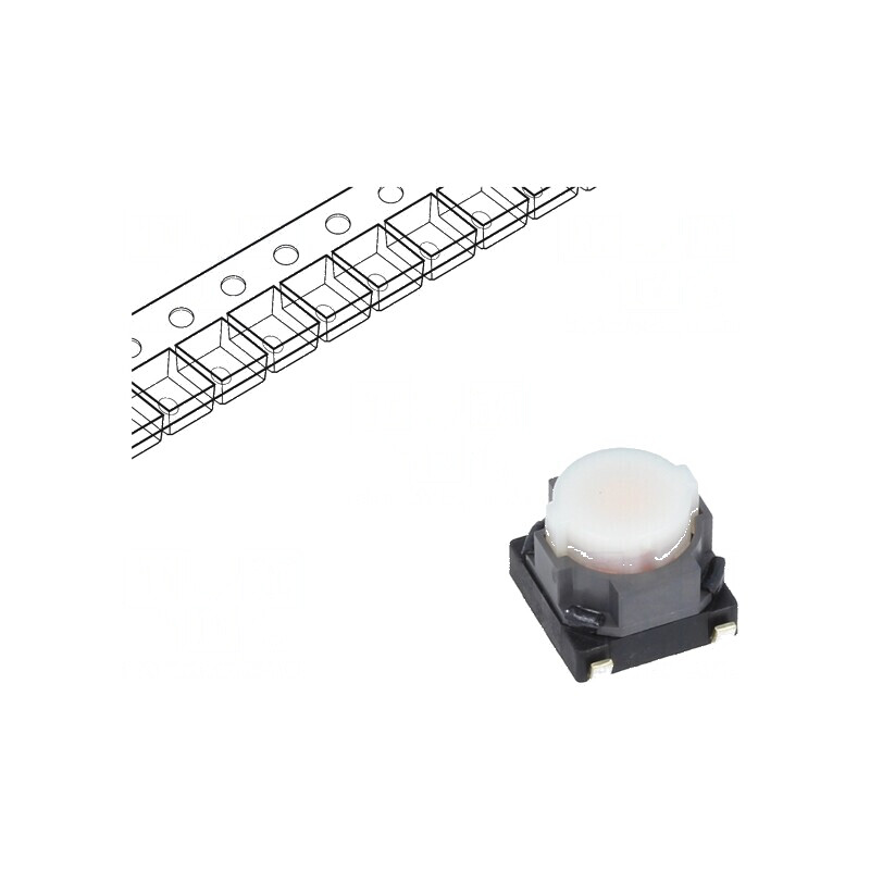 Microîntrerupător TACT SPST 0,02A/15VDC SMT fără 3,5mm | Electronic-mag.ro | Componente Electronice