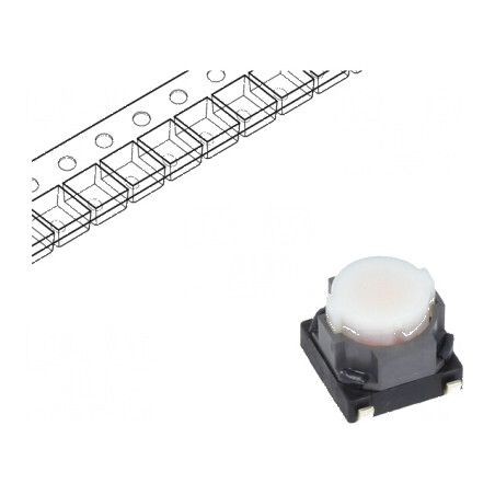 Microîntrerupător TACT SPST 0,02A/15VDC SMT fără 3,5mm | Electronic-mag.ro | Componente Electronice