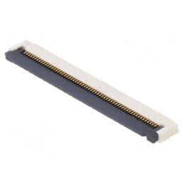 Conector FFC/FPC Orizontal 60 PIN ZIF SMT 50V 0,4A -25÷85°C | Electronic-mag.ro | Componente Electronice