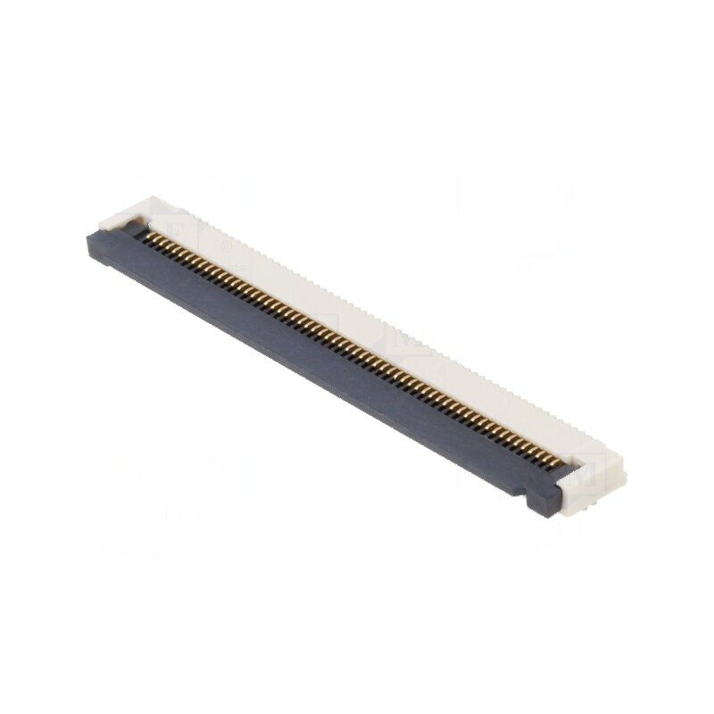 Conector FFC/FPC Orizontal 60 PIN ZIF SMT 50V 0,4A -25÷85°C | Electronic-mag.ro | Componente Electronice Conector FFC/FPC Orizontal 60 PIN ZIF SMT 50V 0,4A -25÷85°C | Electronic-mag.ro | Componente Electronice