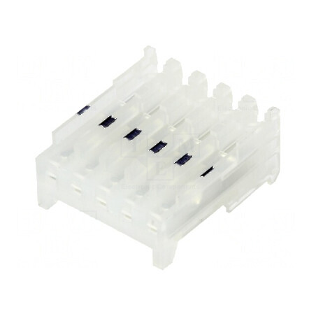 Conector cablu-placă mufă mamă 5 pini polarizate de trecere | Electronic-mag.ro | Componente Electronice