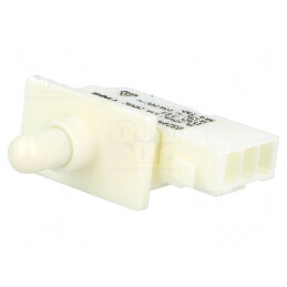 Comutator ușă SPST-NO 0,5A/250VAC alb pe panou | Electronic-mag.ro | Componente Electronice