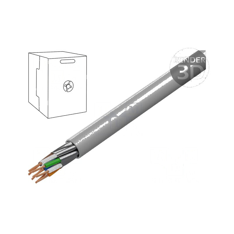 Cablu U/FTP 4x2x27AWG 6a litat Cu LSZH gri 305m Ø5mm | Electronic-mag.ro | Componente Electronice Cablu U/FTP 4x2x27AWG 6a litat Cu LSZH gri 305m Ø5mm | Electronic-mag.ro | Componente Electronice