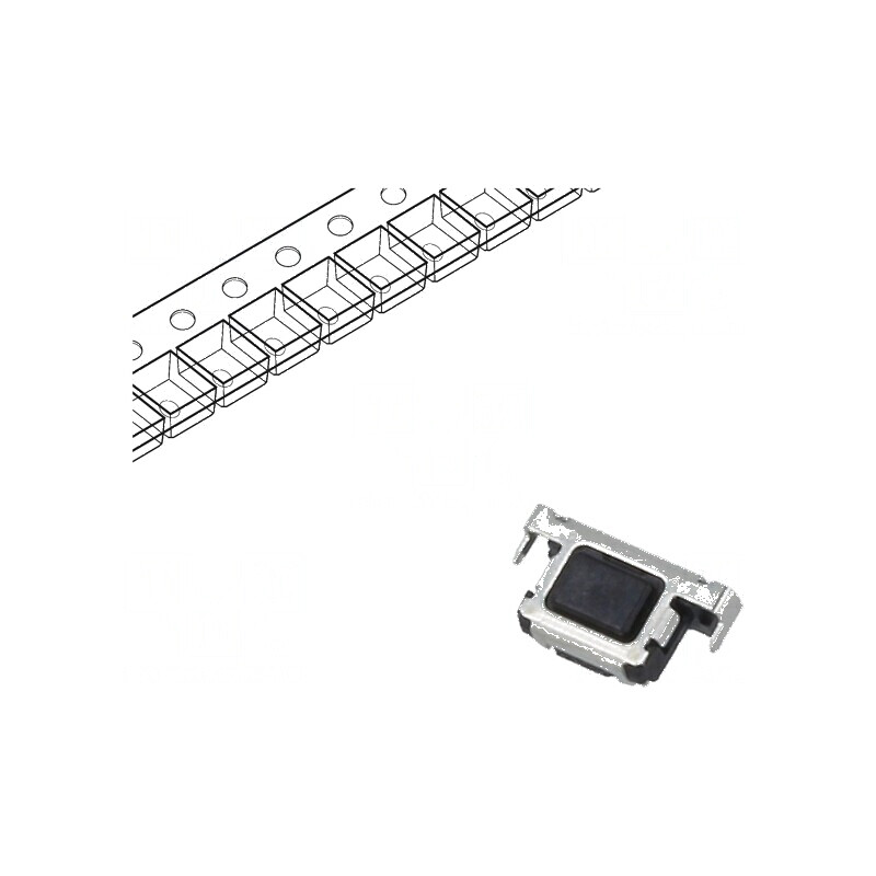 Microîntrerupător TACT SPST 0,015A 15VDC SMT Poz: 2 | Electronic-mag.ro | Componente Electronice