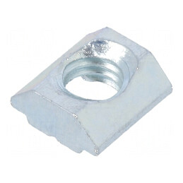 Piuliță pentru profil, lățime cant 6mm, oțel zincat, filet M6 | Electronic-mag.ro | Componente Electronice