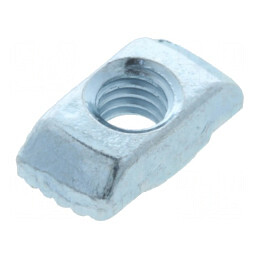 Piuliță profil 6mm oțel zincat T M4 | Electronic-mag.ro | Componente Electronice