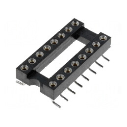 Soclu circuite integrate DIP16 2.54mm SMT | Electronic-mag.ro | Componente Electronice