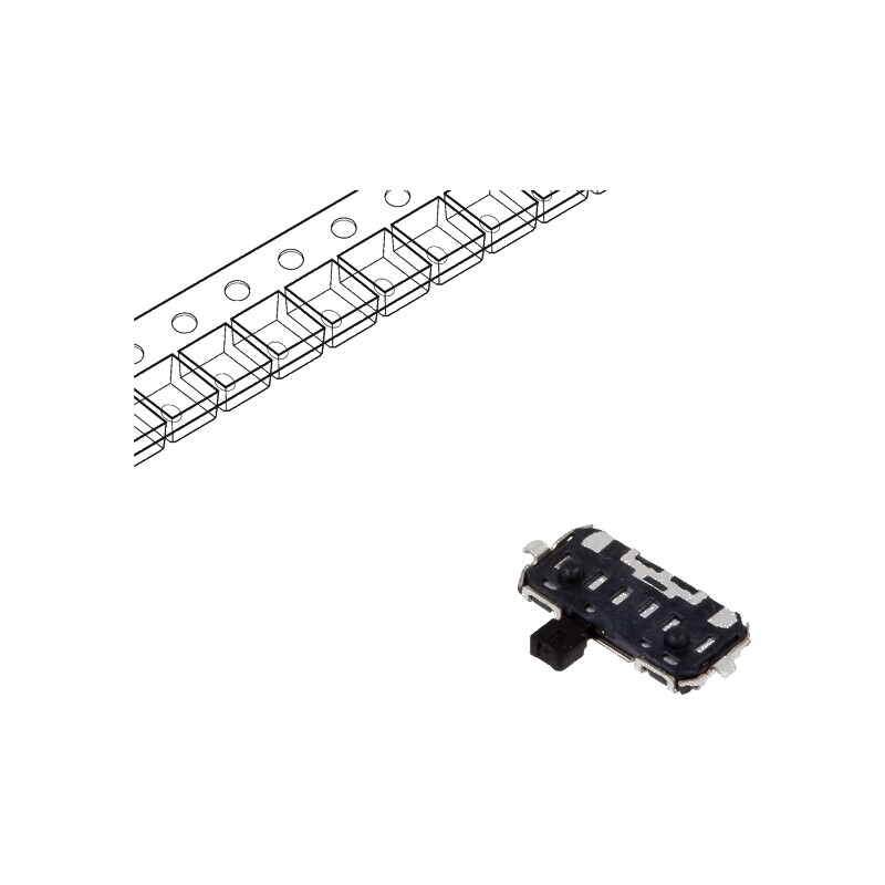 Comutator glisant 2 SPDT 0,3A 6VDC ON-ON pentru PCB | Electronic-mag.ro | Componente Electronice Comutator glisant 2 SPDT 0,3A 6VDC ON-ON pentru PCB | Electronic-mag.ro | Componente Electronice
