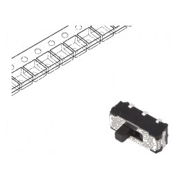 Comutator glisant DPDT 0,3A 6VDC ON-ON pentru PCB | Electronic-mag.ro | Componente Electronice
