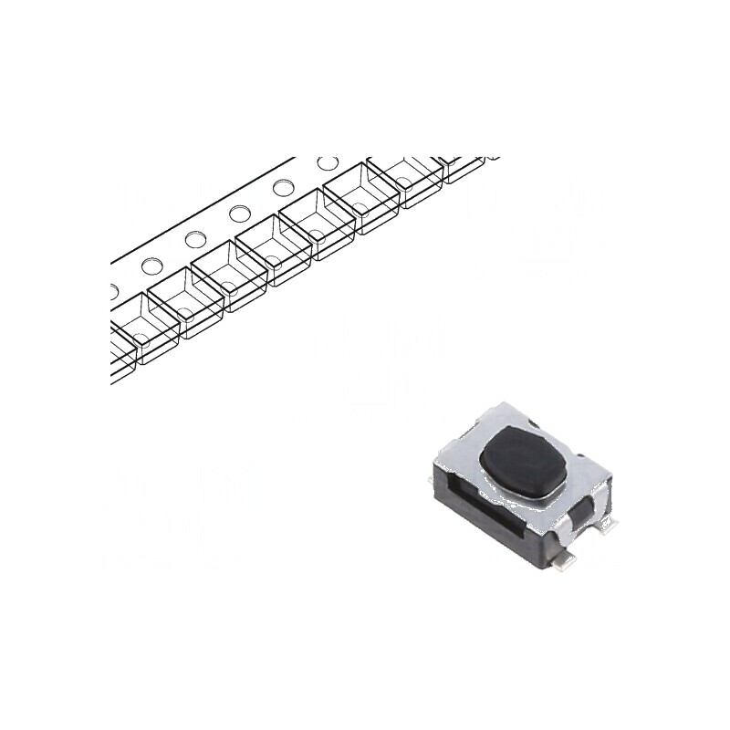 Microîntrerupător TACT SPST-NO 0,05A 32VDC SMT Poz: 2 | Electronic-mag.ro | Componente Electronice
