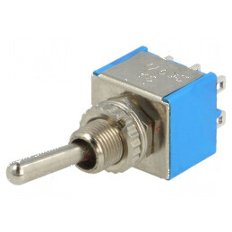 Comutator basculant DP3T ON-OFF-ON 3A/250VAC -55÷85°C | Electronic-mag.ro | Componente Electronice