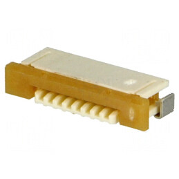 Conector FFC/FPC orizontale 8 PIN ZIF contacte inferioare | Electronic-mag.ro | Componente Electronice