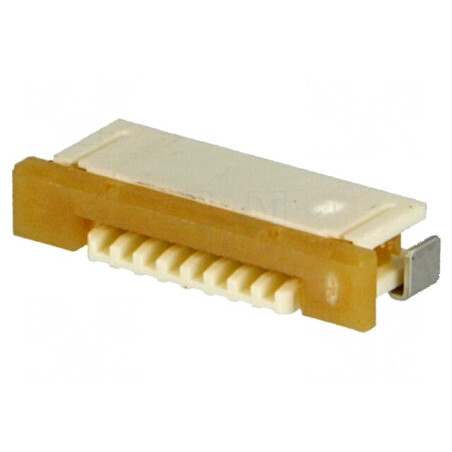 Conector FFC/FPC orizontale 8 PIN ZIF contacte inferioare | Electronic-mag.ro | Componente Electronice