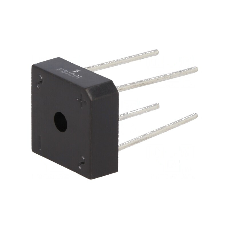 Punte redresoare monofazată Urmax 100V 10A 135A THT | Electronic-mag.ro | Componente Electronice