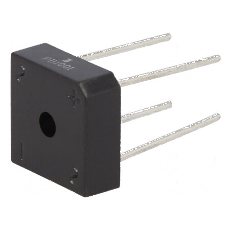 Punte redresoare monofazată Urmax 100V 10A 135A THT | Electronic-mag.ro | Componente Electronice