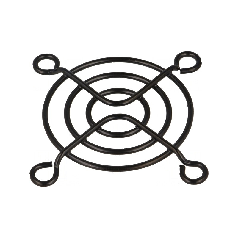 Protecție metalică 50x50mm cu șurub negru | Electronic-mag.ro | Componente Electronice