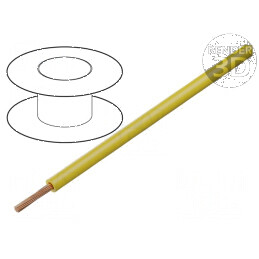 Cablu FlexiVolt-E 1x0,1mm2 PVC galben 150V -10÷70°C | Electronic-mag.ro | Componente Electronice