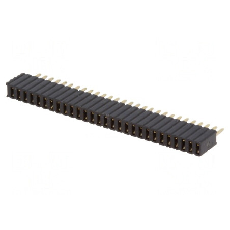 Conector şiruri pini soclu mamă 1x28 THT 1,27mm | Electronic-mag.ro | Componente Electronice