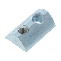 Piuliță profil 8mm oțel zincat T Filet M6 | Electronic-mag.ro | Componente Electronice