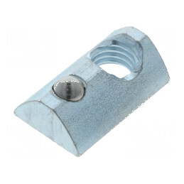 Piuliță M8 din oțel zincat pentru profil lățime cant 8mm | Electronic-mag.ro | Componente Electronice