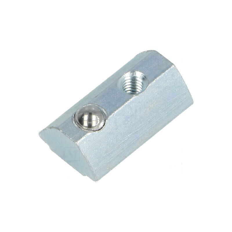 Piuliță profil 8mm oțel zincat 40mm | Electronic-mag.ro | Componente Electronice
