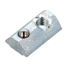 Piuliță oțel zinc 40mm lățime cant 8mm | Electronic-mag.ro | Componente Electronice