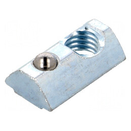 Piuliță pentru profil 8mm, oțel zincat, dimensiune 40mm | Electronic-mag.ro | Componente Electronice