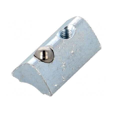 Piuliță pentru profil, lățime cant 6mm, oțel zincat, dimensiune 30mm | Electronic-mag.ro | Componente Electronice