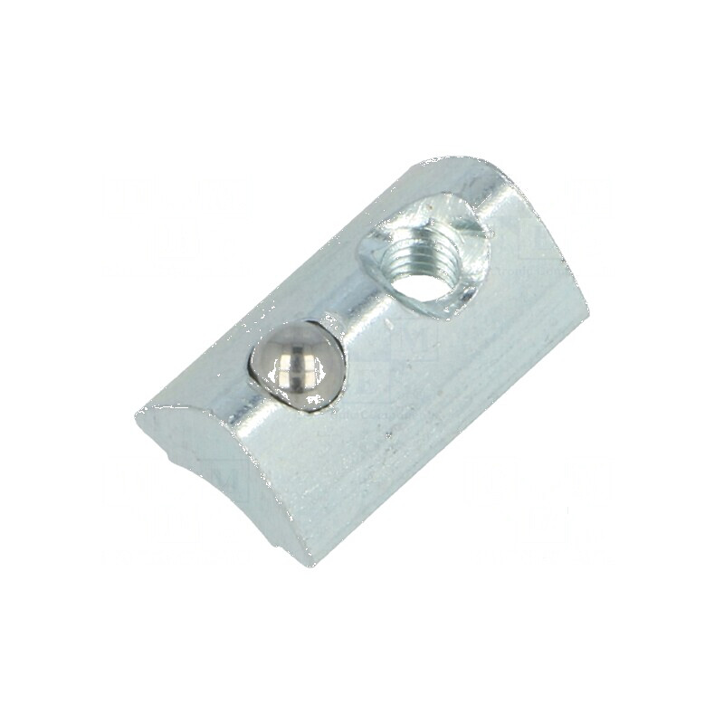 Piuliță profil 6mm oțel zincat 30mm | Electronic-mag.ro | Componente Electronice