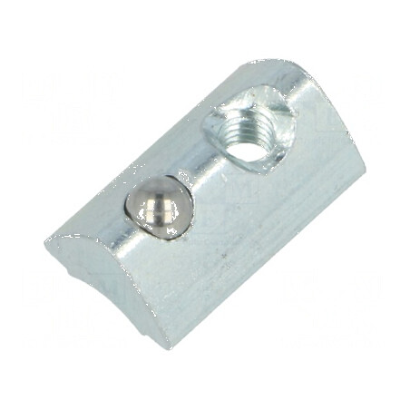 Piuliță profil 6mm oțel zincat 30mm | Electronic-mag.ro | Componente Electronice