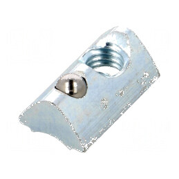 Piuliță profil 6mm oțel zincat 30mm | Electronic-mag.ro | Componente Electronice