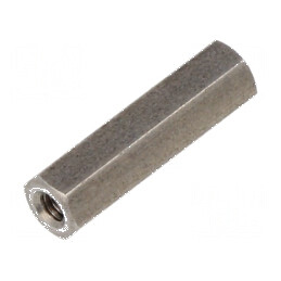 Piuliță distanțieră filetată hexagonală M2, 15mm | Electronic-mag.ro | Componente Electronice