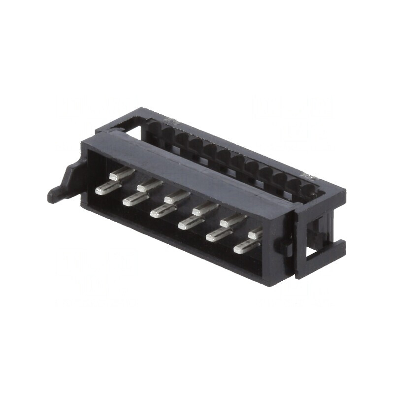 Micro-MaTch mufă tată 12 PIN IDC pentru cablu bandă 1,27mm | Electronic-mag.ro | Componente Electronice