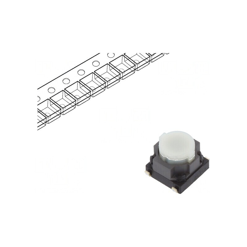 Microîntrerupător TACT SPST 0,02A/15VDC SMT fără 3,5mm | Electronic-mag.ro | Componente Electronice Microîntrerupător TACT SPST 0,02A/15VDC SMT fără 3,5mm | Electronic-mag.ro | Componente Electronice