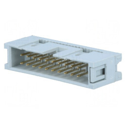 Conector IDC mufă tată 20 PIN 1,27mm pentru cablu-bandă | Electronic-mag.ro | Componente Electronice