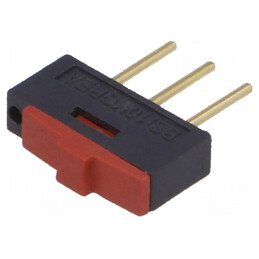 Comutator glisant 2 Poz 0,3A/24VDC THT pentru PCB BSI | Electronic-mag.ro | Componente Electronice