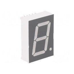 Afișaj LED 7 segmente 25,4mm roșu 30-60mcd | Electronic-mag.ro | Componente Electronice