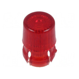 Lentilă LED rotundă roșie 3mm | Electronic-mag.ro | Componente Electronice