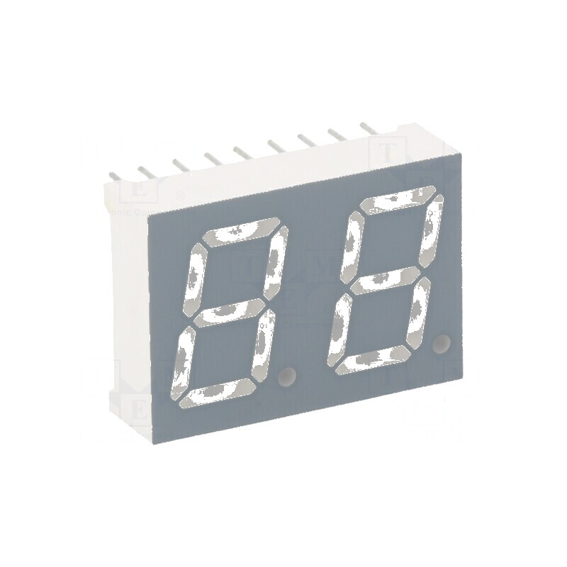 Afișaj LED 7 segmente 13,2mm 0,52 roșu anodizat | Electronic-mag.ro | Componente Electronice Afișaj LED 7 segmente 13,2mm 0,52 roșu anodizat | Electronic-mag.ro | Componente Electronice