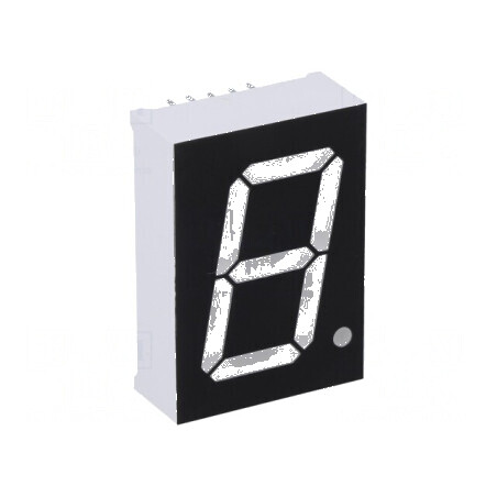 Afişaj LED 7 segmente 25,4mm roşie 15mcd | Electronic-mag.ro | Componente Electronice