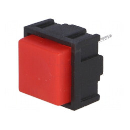 Comutator tastatură SPST-NO 0,025A/50VDC roşie 7,5mm | Electronic-mag.ro | Componente Electronice