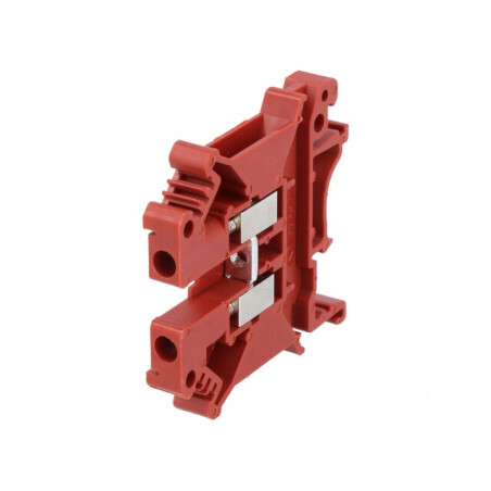 Conector termic îmbinare şine 0,2-4mm2 1 borne 2 roşu PC 800V | Electronic-mag.ro | Componente Electronice